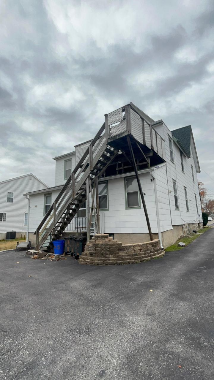 Multi-Level Stair & Deck Upgrade before renovation