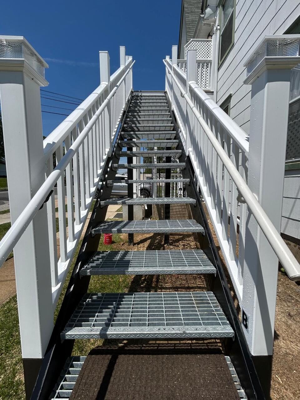 Exterior Metal Stair System